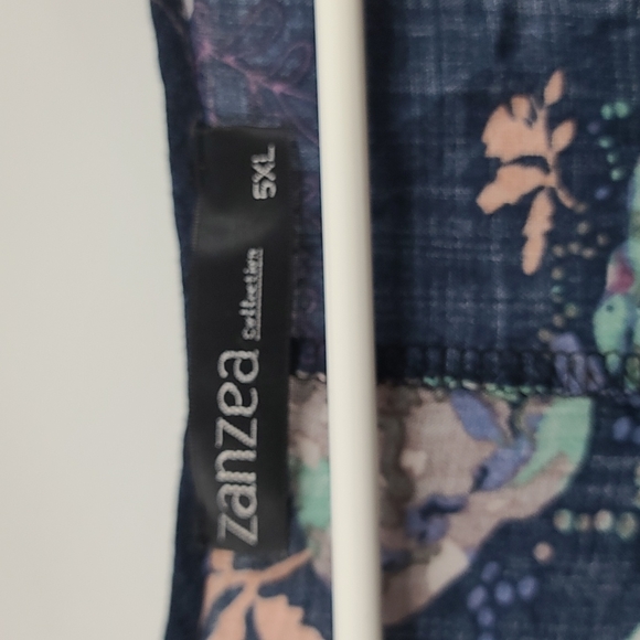 Zanzea navy floral dress - Picture 3 of 4